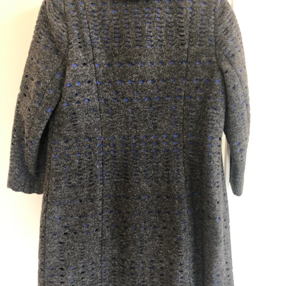 vintage inspired 1950s 1960s NWT Plenty by Tracy Reese / Wool Top Coat - Picture 4 of 16